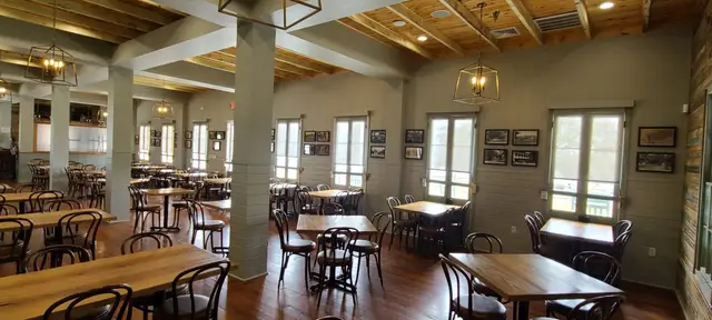 Inside the 1880s Frapart Hotel dining room