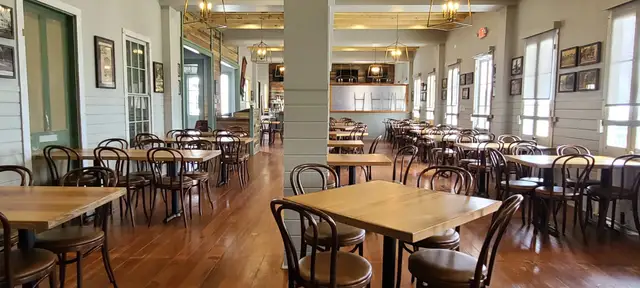 Inside the 1880s Frapart Hotel dining room
